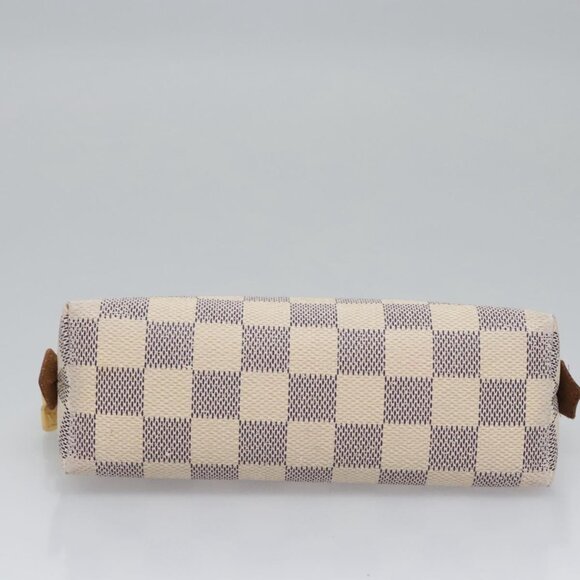 LOUIS VUITTON Damier Azur Pochette Cosmetic PM Pouch - Picture 6 of 16
